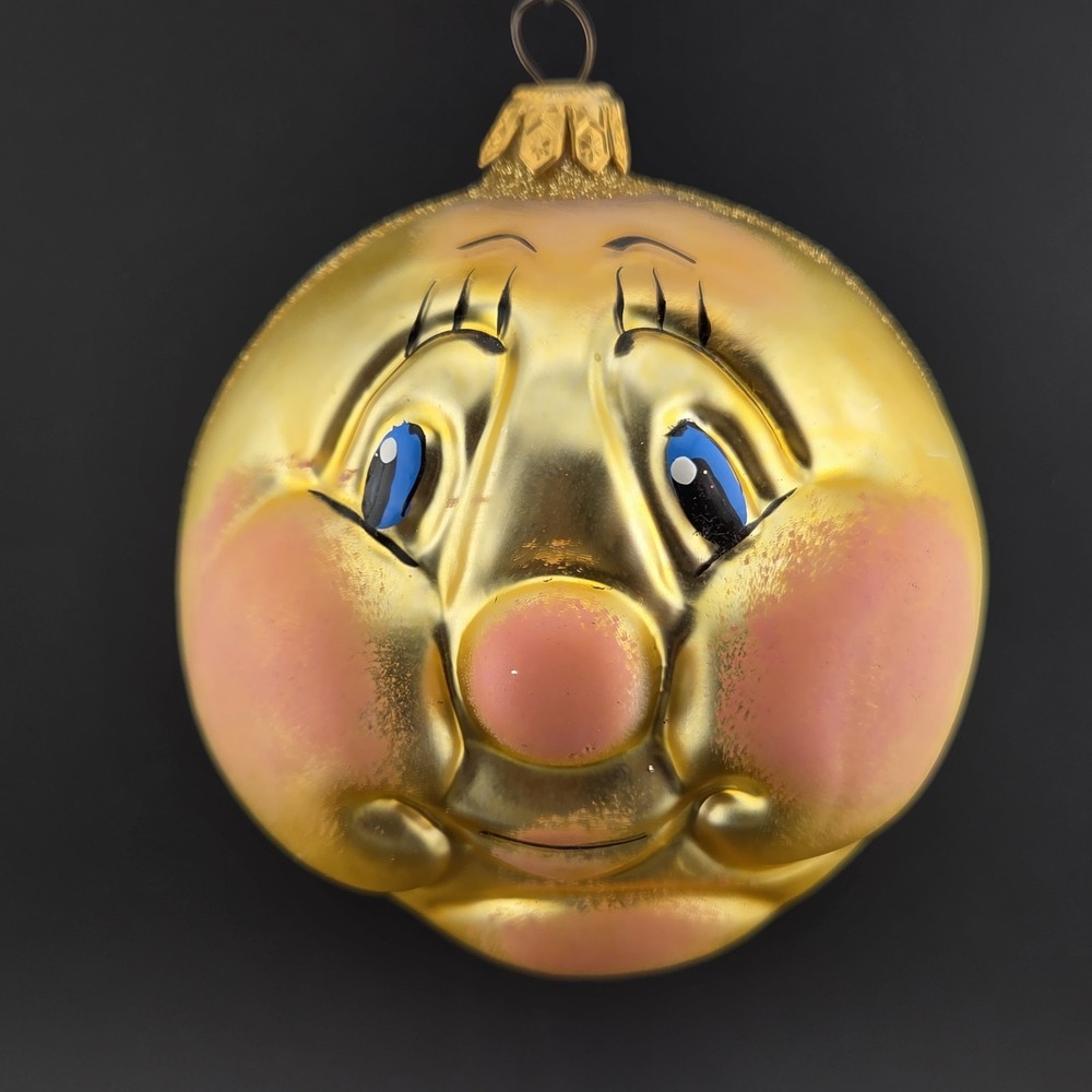 Kurt S. Adler Polonaise Goodnight Day Sun Moon Hand Blown Christmas Ornament - Picture 2 of 7